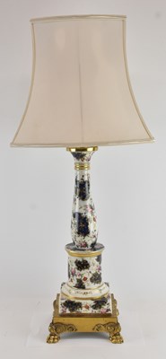 Lot 113 - A 19th century Continental porcelain hand...