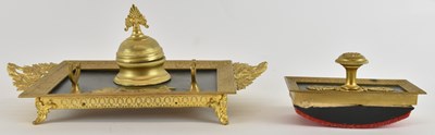 Lot 710 - A late 19th century French Empire style gilt...