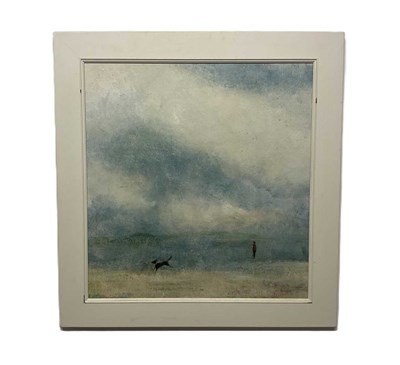 Lot 379 - DAVID BRAYNE; acrylic, low cloud, signed lower...