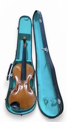 Lot 462 - A German three-quarter size violin with...