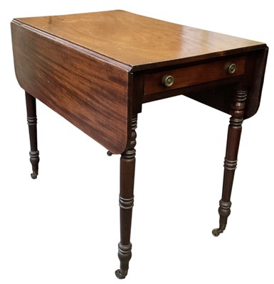 Lot 97 - A late 19th century mahogany single drawer...
