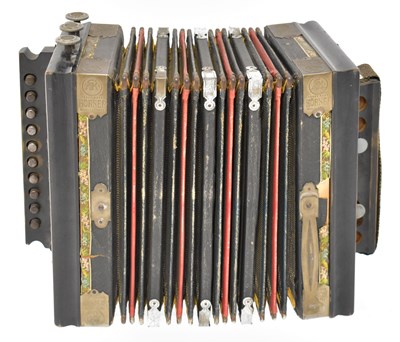 Lot 521 - KÖRNER; a vintage German accordion.