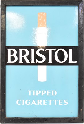 Lot 382 - A vintage enamelled metal advertising sign for...