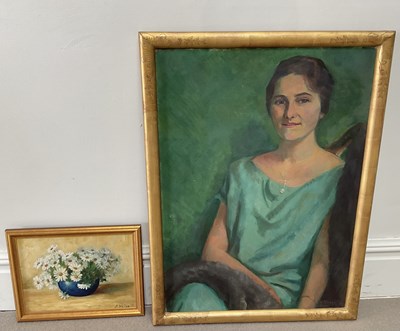 Lot 1795 - R URECH; an early 20th century oil on canvas,...