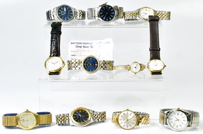 Lot 933 - A mixed lot of gentlemen's fashion watches, to...