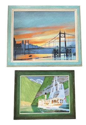 Lot 243 - HARRY BLOOM; oil on board, 'Teddington...