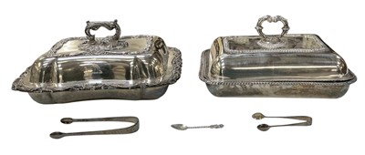 Lot 1109 - Two early 20th century silver plated...