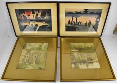 Lot 390 - Two late 19th/early 20th century Japanese...