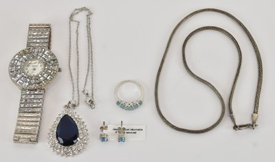 Lot 1571 - A small quantity of assorted 925 silver and...