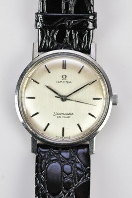 Lot 493 - OMEGA; a gentleman’s stainless steel Seamaster...