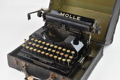 Lot 2047 - MOLLE; a model No3 typewriter, cased.