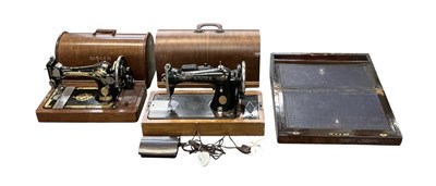 Lot 361 - A late 19th century rosewood and brass inlaid...