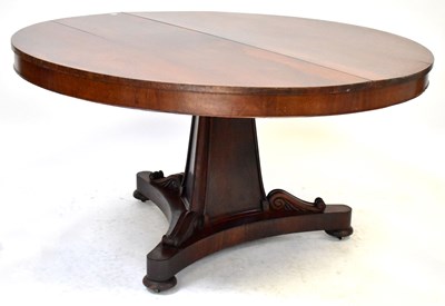 Lot 23 - A Regency rosewood tilt-top breakfast table,...