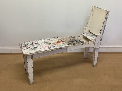 Lot 750 - A mid 20th century artist's bench easel with...