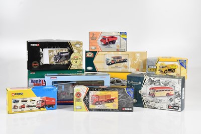 Lot 1650 - CORGI; a collection of eleven boxed diecast...
