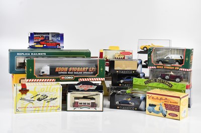 Lot 1640 - A mixed collection of boxed and loose diecast...