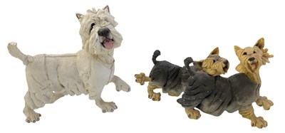 Lot 671 - COUNTRY ARTISTS; a modern porcelain figure of...
