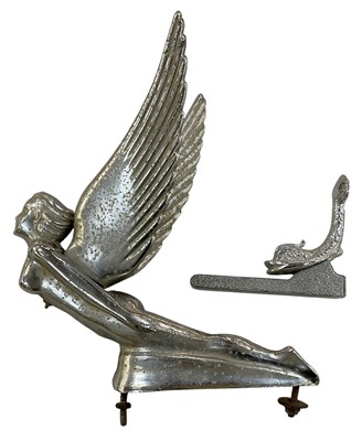 Lot 394 - Two early 20th century chrome car mascots,...