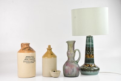 Lot 2071 - HOWARTH BROTHERS; a stoneware flagon, together...