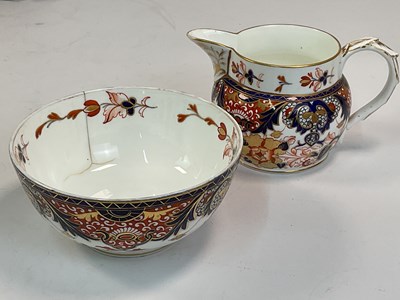 Lot 280 - A 19th century Imari pattern jug, height 10cm,...