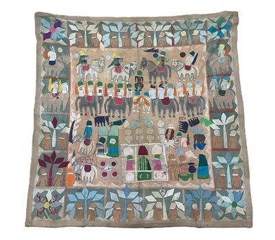 Lot 315 - An early 20th century Indian Kanduri shrine...