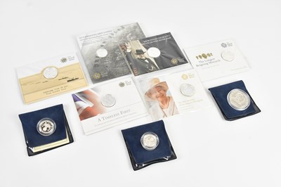Lot 620 - THE ROYAL MINT; five silver proof £20 coins...