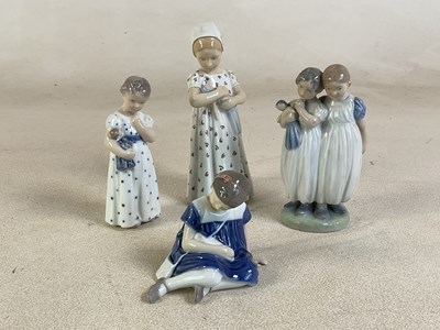 Lot 260 - ROYAL COPENHAGEN AND BING & GRONDAHL; four...