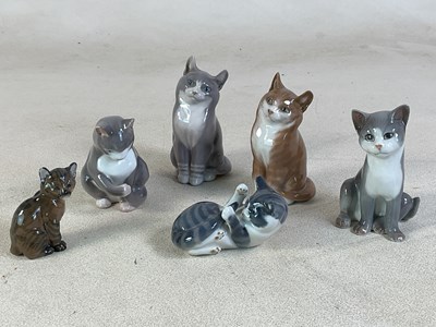 Lot 227 - ROYAL COPENHAGEN AND BING & GRONDAHL; six...