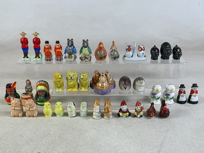 Lot 263 - A large collection of novelty salt and pepper...