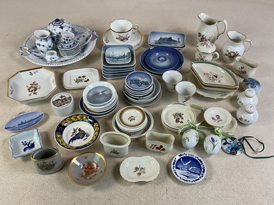 Lot 247 - ROYAL COPENHAGEN; a quantity of decorative...