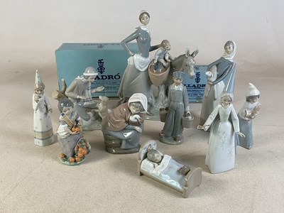 Lot 298 - LLADRO AND NAO; a collection of various...