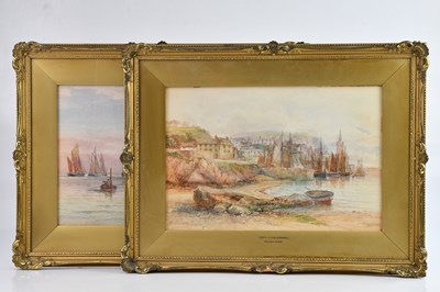 Lot 1494 - MALCOLM CROSSE; pair of watercolours, Polperro...