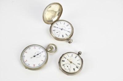 Lot 1142 - A Victorian hallmarked silver full hunter...