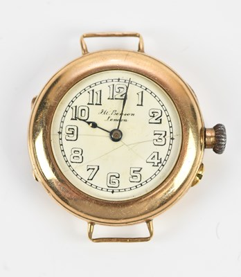 Lot 1057 - J. W. BENSON, LONDON; a 9ct yellow gold...