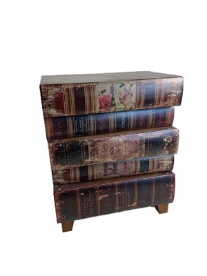 Lot 804 - A small five drawer unit, in the form of a...