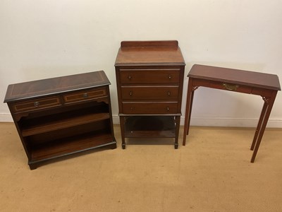 Lot 800 - A mahogany music sheet cabinet, 87 x 54 x 39cm,...
