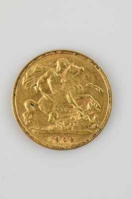 Lot 538 - An Edward VII half sovereign, 1902.