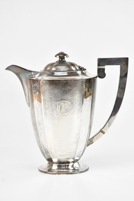 Lot 348 - WAI KEE HONG KONG; a sterling silver coffee...