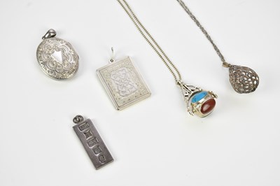 Lot 761 - A sterling silver ingot, sterling silver...