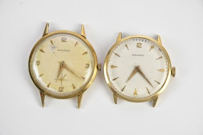 Lot 1067 - MOVADO; a gentleman’s yellow metal cased...