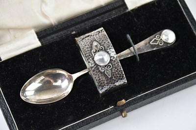 Lot 159 - LANGSTONE SILVER WORKS; a George V hallmarked...