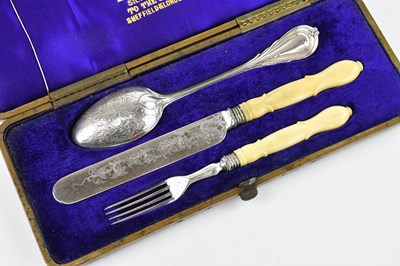 Lot 42 - MAPPIN & WEBB; a late Victorian silver plated...