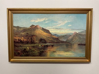 Lot 432 - ALFRED DE BREANSKI; oil on board, The Kirk at...