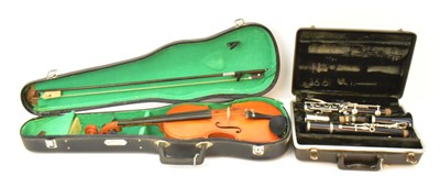 Lot 519 - A Bundy cased clarinet from the Bach 1001...