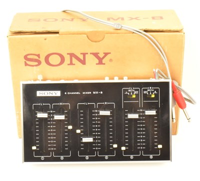 Lot 522 - SONY; a model MX-8 Mic Mixer, boxed.