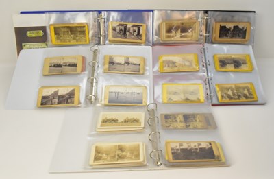 Lot 367 - Five folders containing various stereographic...