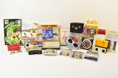 Lot 366 - Various children's stereo viewers of different...
