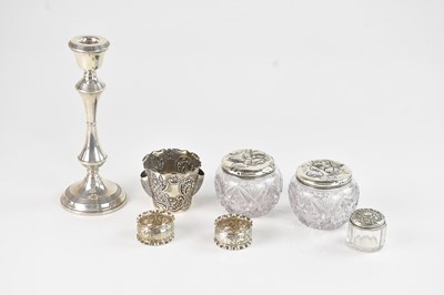 Lot 201 - A collection of silver, comprising an...