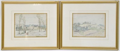 Lot 436 - HERBERT HUGHES-STANTON RA (1870-1937); two...