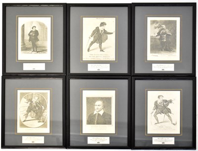 Lot 465 - Seventeen reproduced Shakespearean prints of...